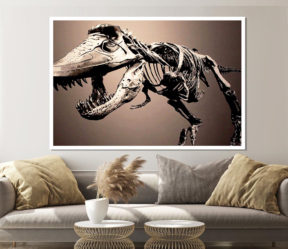 Tyrannosaurus Print Poster Wall Art