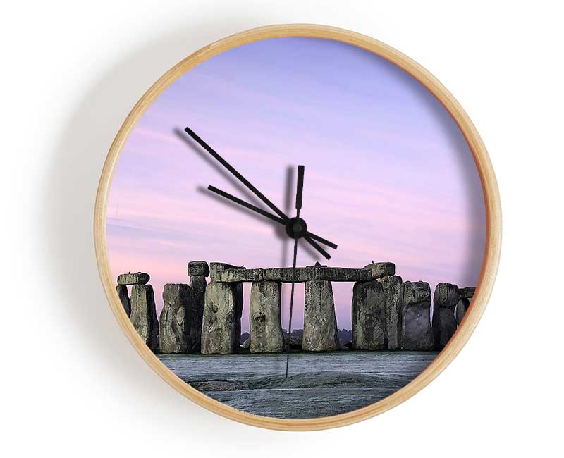 Stonehenge Wiltshire England Clock - Wallart-Direct UK