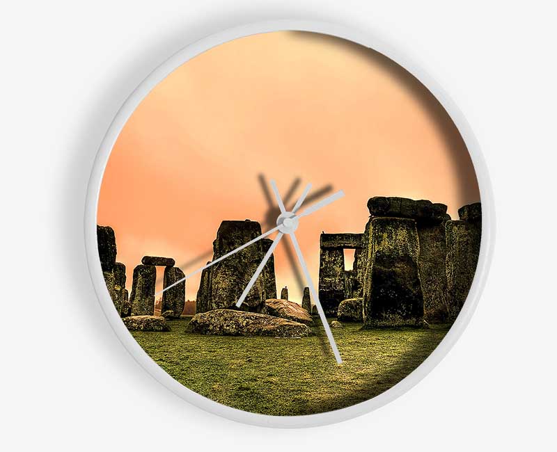 Stonehenge United Kingdom Clock - Wallart-Direct UK