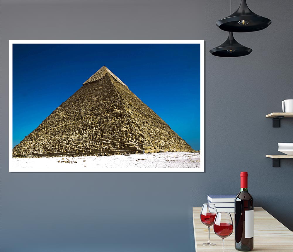 The Pyramids At Giza Egyptian Print Poster Wall Art