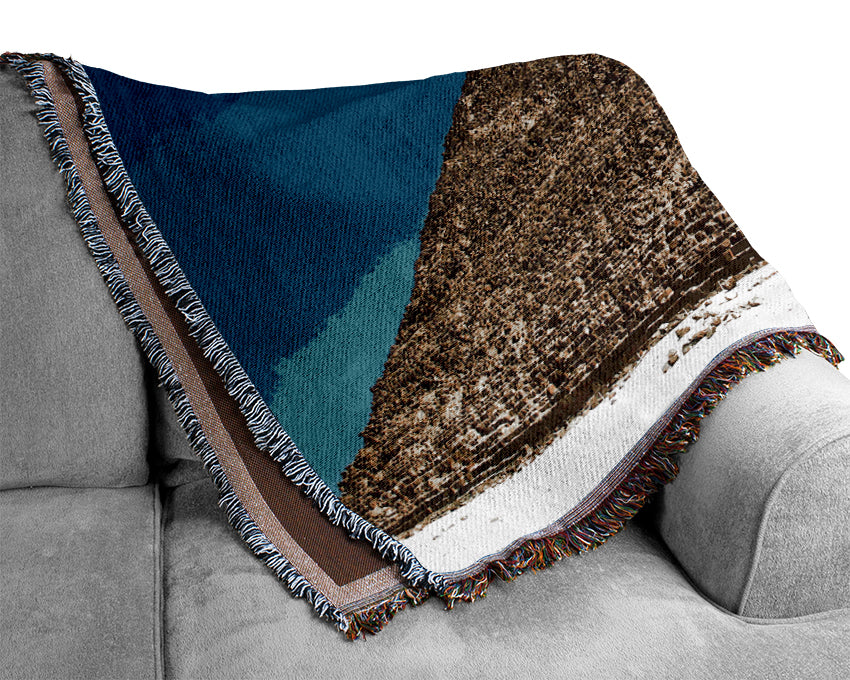 The Pyramids At Giza Egyptian Woven Blanket