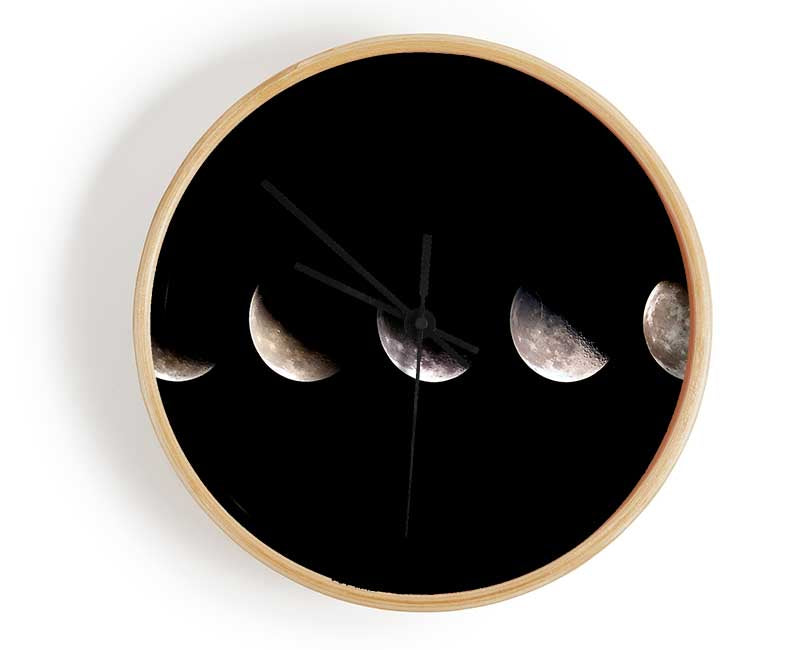 Moon Sequence Clock - Wallart-Direct UK