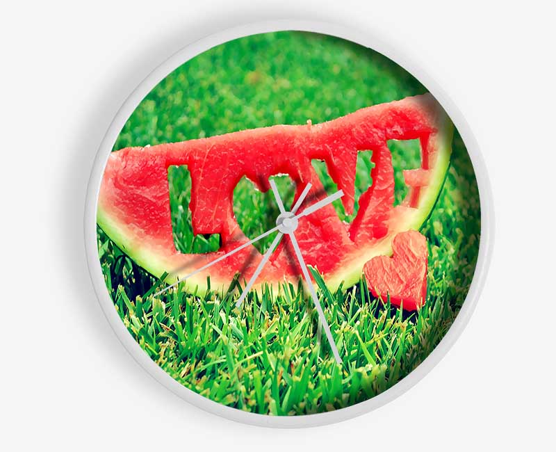 Love Watermelon Clock - Wallart-Direct UK