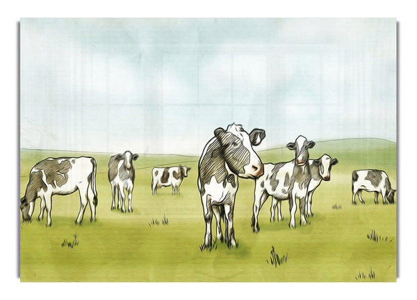 Cows Drawing