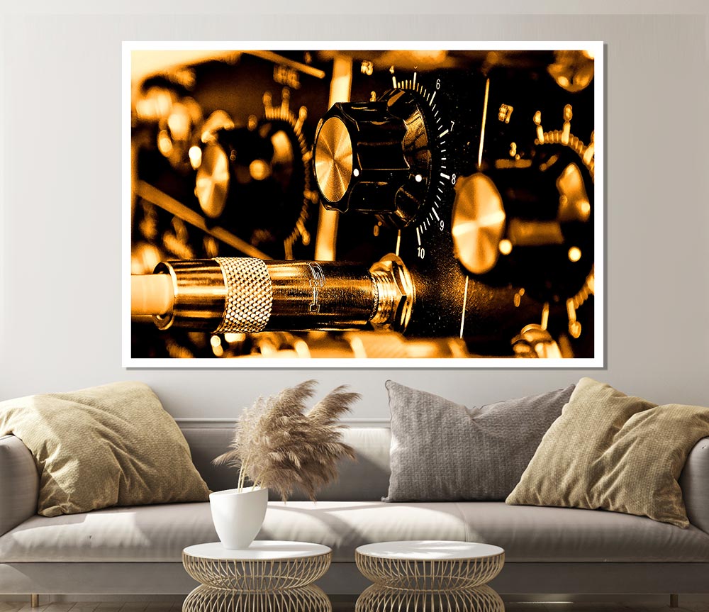 Controls Print Poster Wall Art