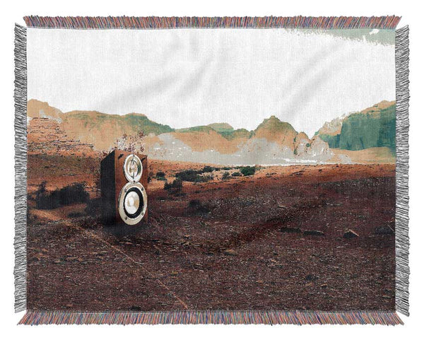 Speaker Art Woven Blanket