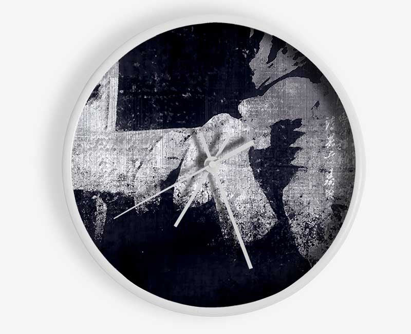 Six Strings Clock - Wallart-Direct UK