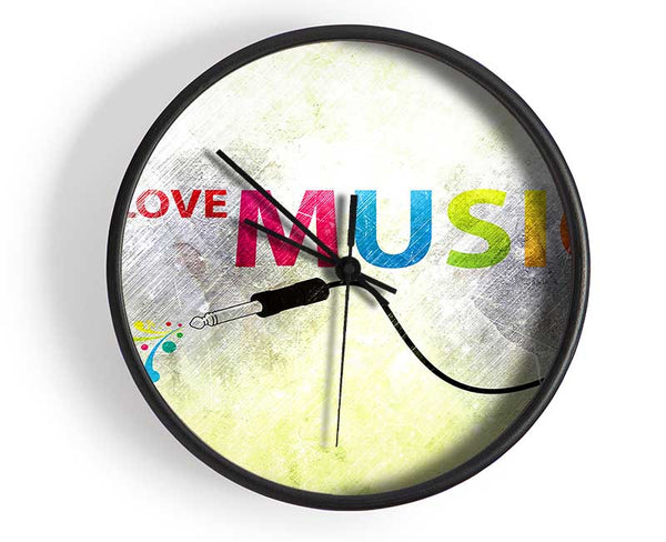 Love Music Clock - Wallart-Direct UK