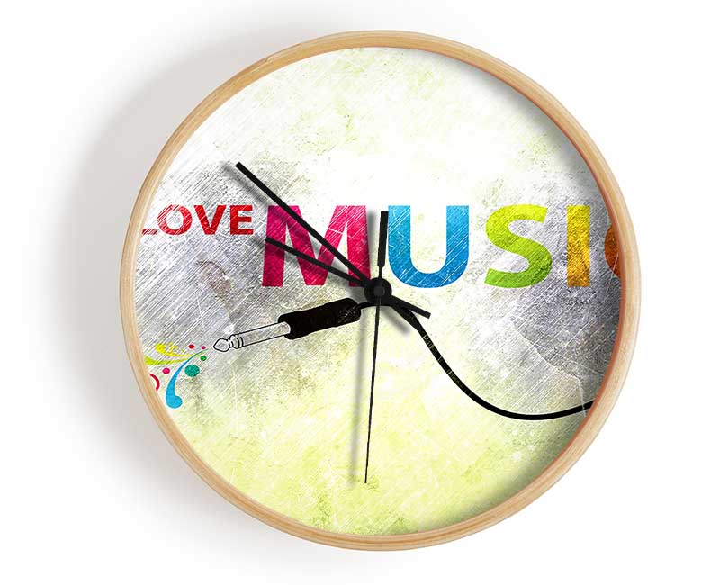 Love Music Clock - Wallart-Direct UK