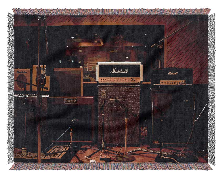 Marshall Speakers Woven Blanket