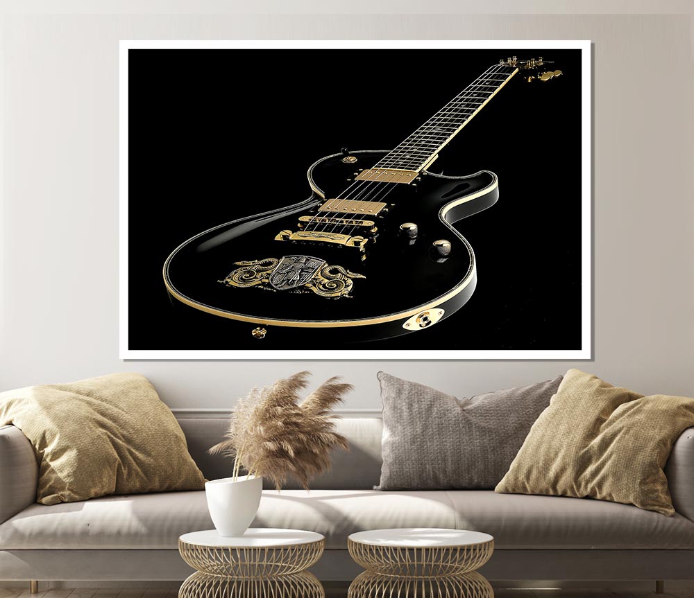 Dbz Bolero Guitar Print Poster Wall Art