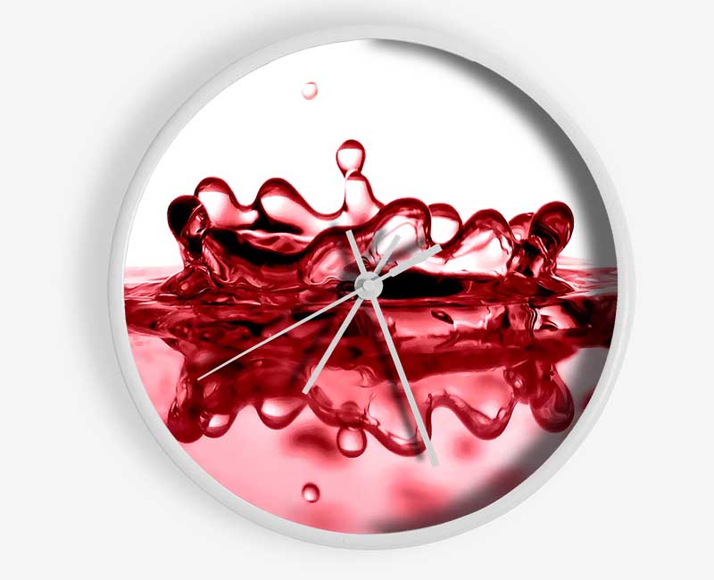 Red Juice Clock - Wallart-Direct UK