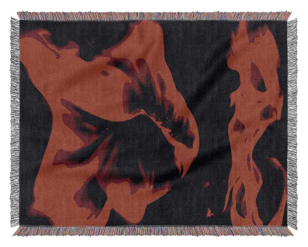 Fire Flames Woven Blanket