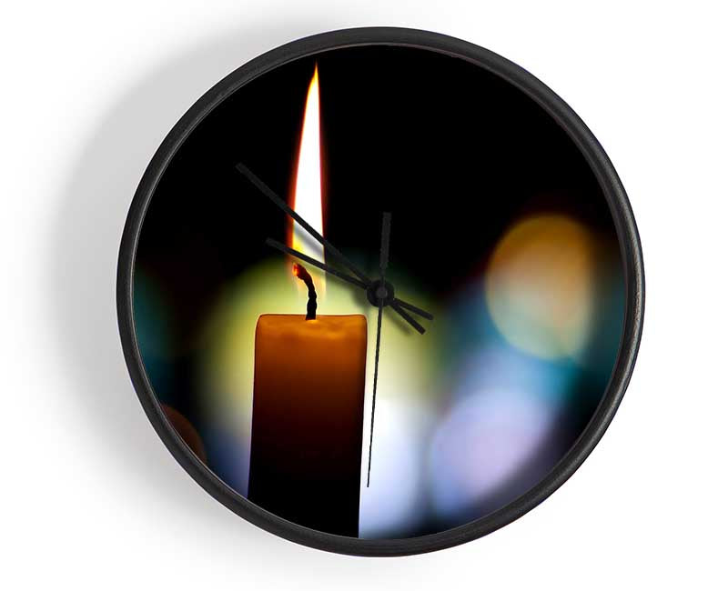 Candle Flame Clock - Wallart-Direct UK