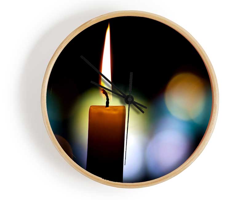 Candle Flame Clock - Wallart-Direct UK