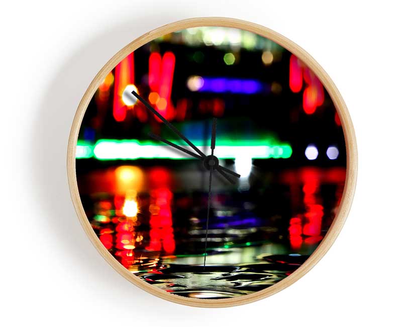 Dublin Docklands Ireland Reflections Clock - Wallart-Direct UK