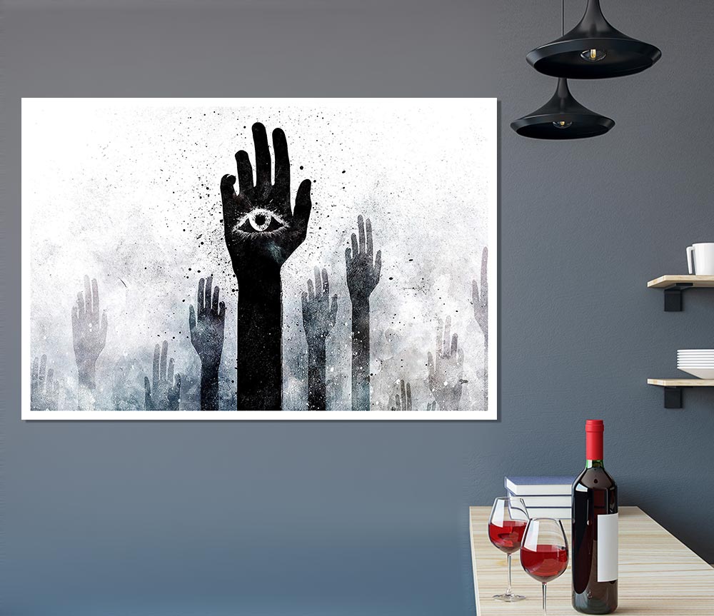 The Eye 5 Print Poster Wall Art