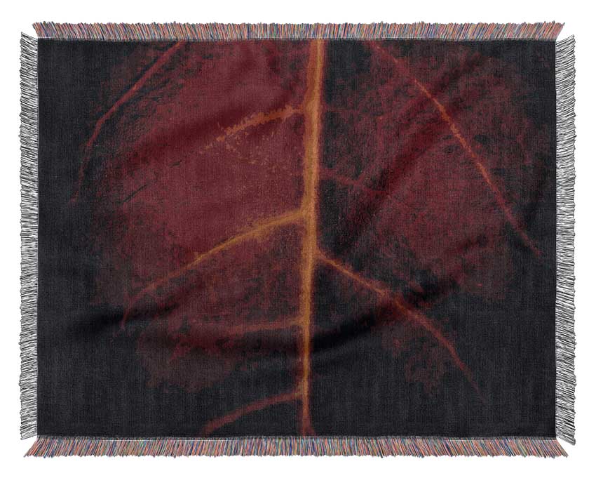 Blood Leave Woven Blanket