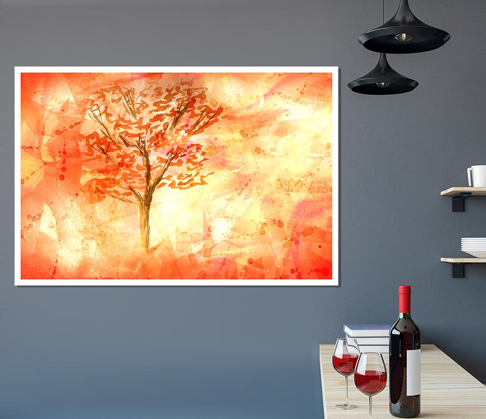 Fall In October Print Poster Wall Art