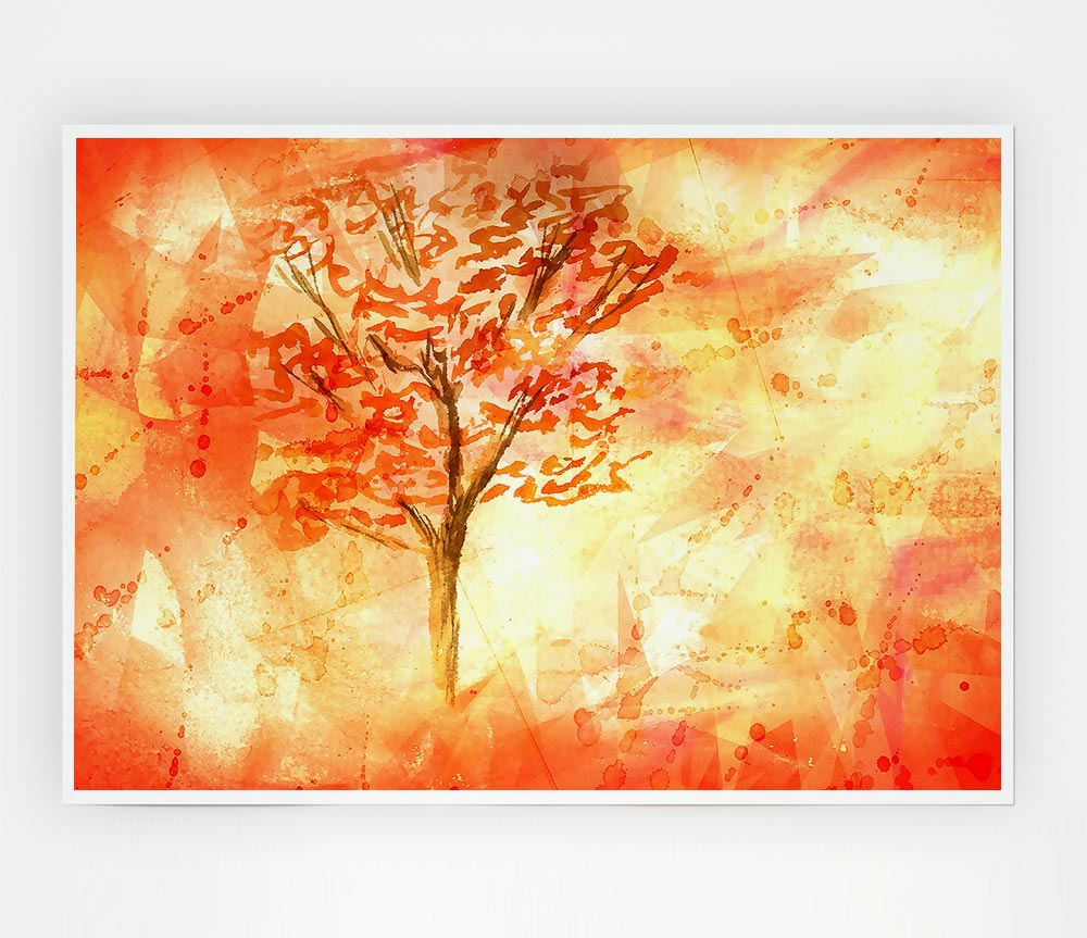 Fall In October Print Poster Wall Art