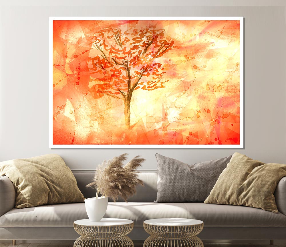 Fall In October Print Poster Wall Art