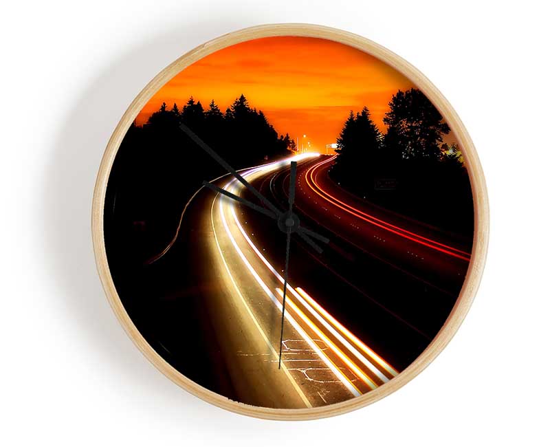 Interstate Highway Clock - Wallart-Direct UK