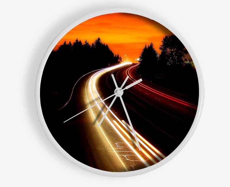 Interstate Highway Clock - Wallart-Direct UK