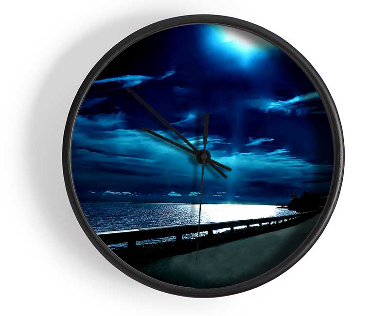 Highway Nights Clock - Wallart-Direct UK