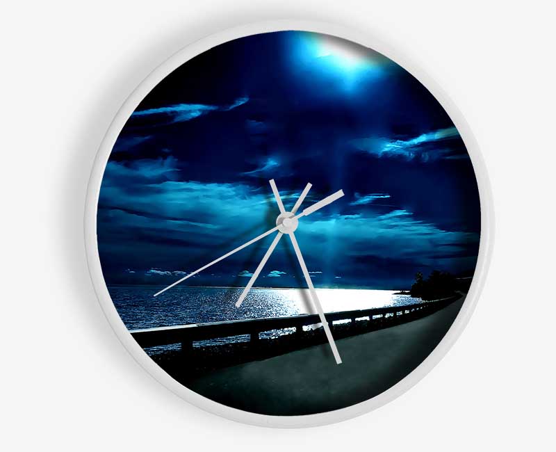 Highway Nights Clock - Wallart-Direct UK