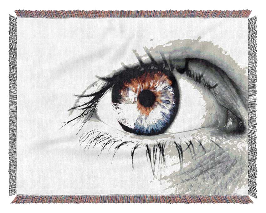 Strange Eye Woven Blanket