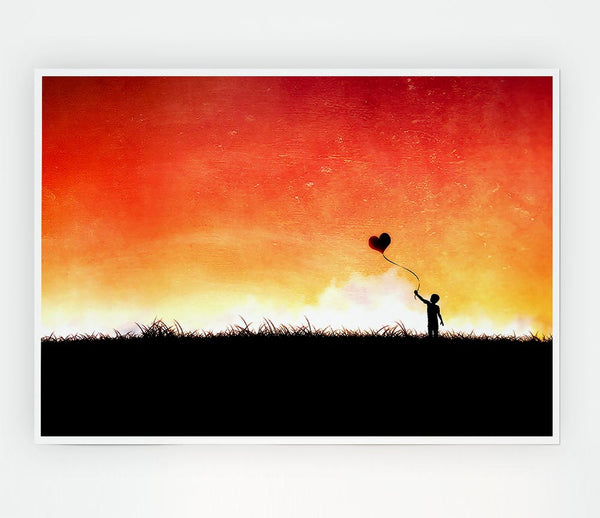 Feel My Love Print Poster Wall Art