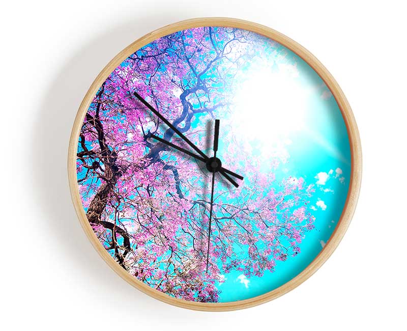 Blooming Spring Clock - Wallart-Direct UK