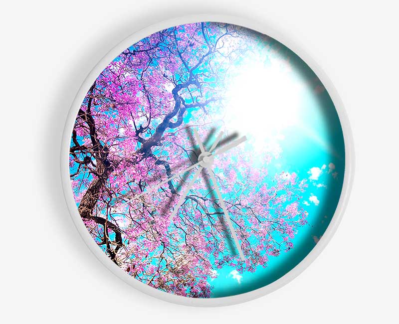 Blooming Spring Clock - Wallart-Direct UK