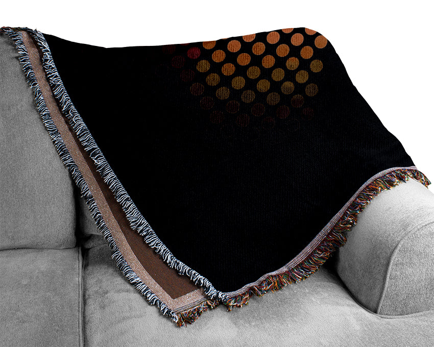 Dark Designer Woven Blanket