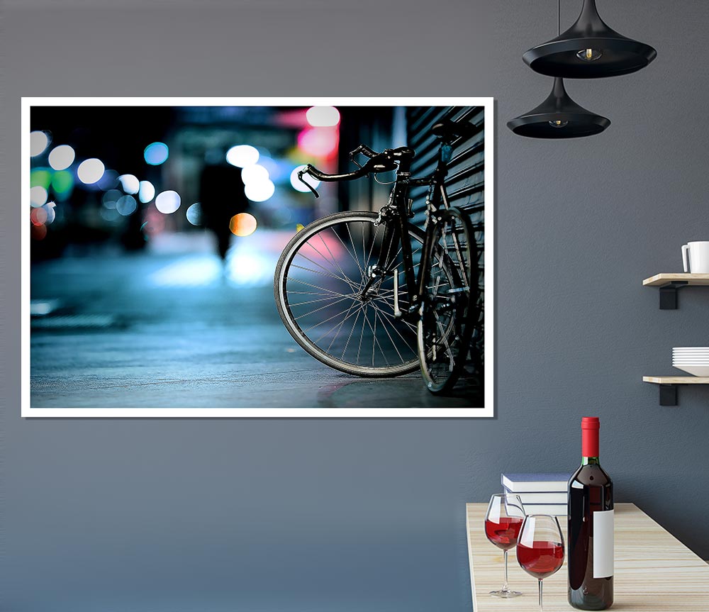 Bicycle Print Poster Wall Art