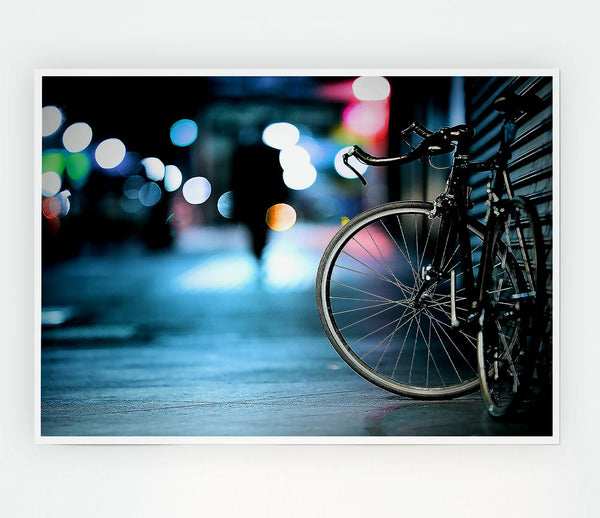 Bicycle Print Poster Wall Art