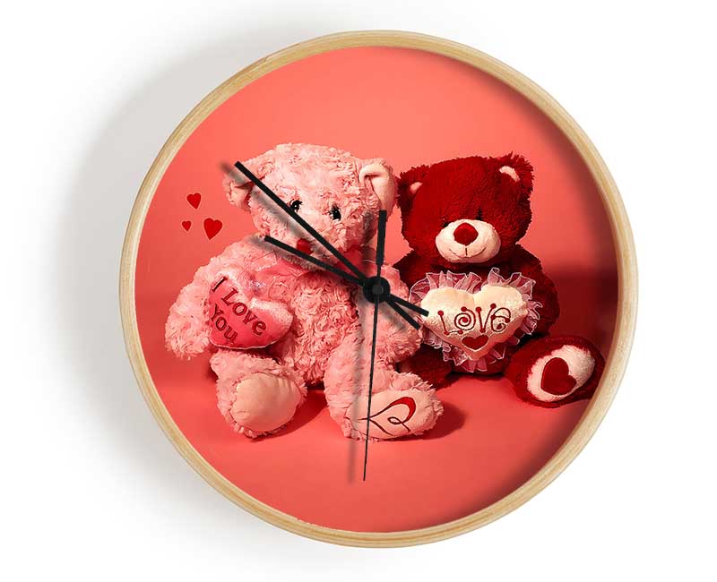 Happy Valentines Day Clock - Wallart-Direct UK