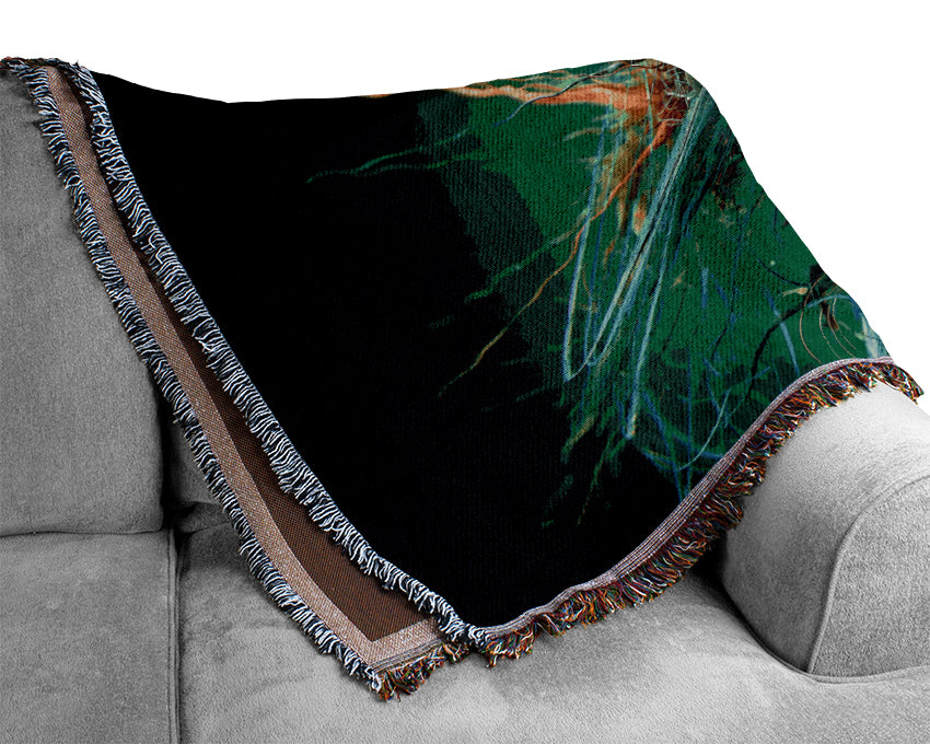 Bacteria Woven Blanket