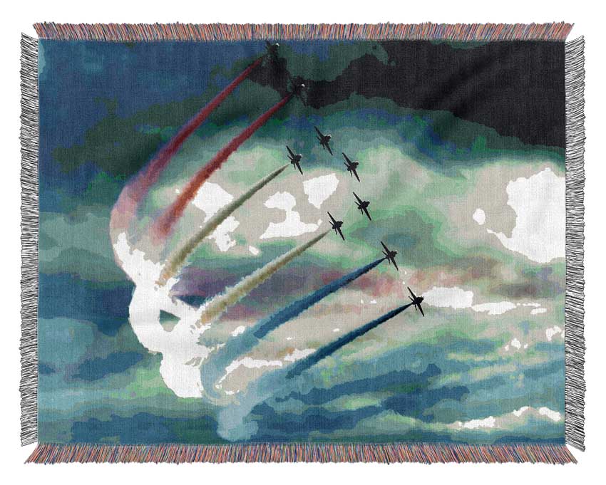 Air Show Woven Blanket