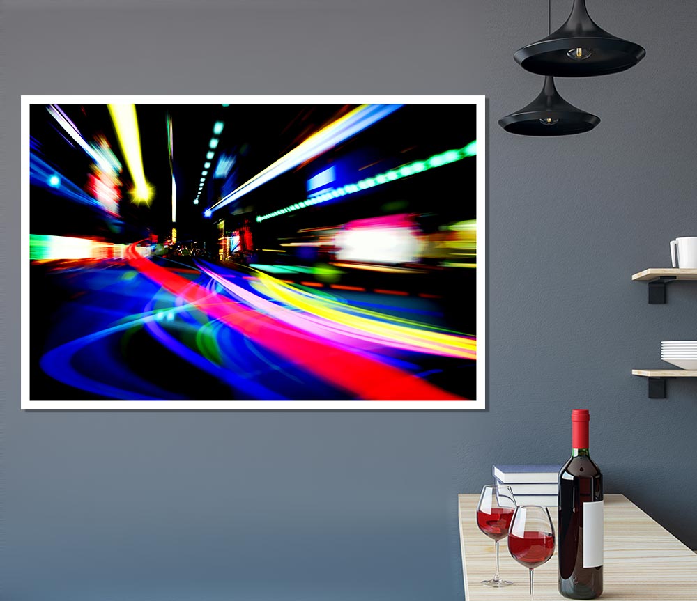 The Speed Of Light Print Poster Wall Art