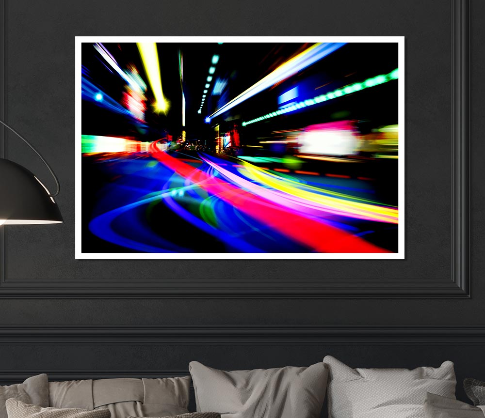 The Speed Of Light Print Poster Wall Art