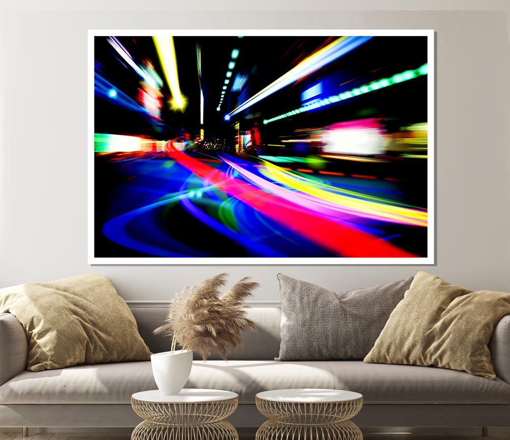 The Speed Of Light Print Poster Wall Art