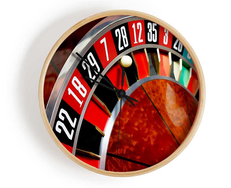 Roulette Clock - Wallart-Direct UK