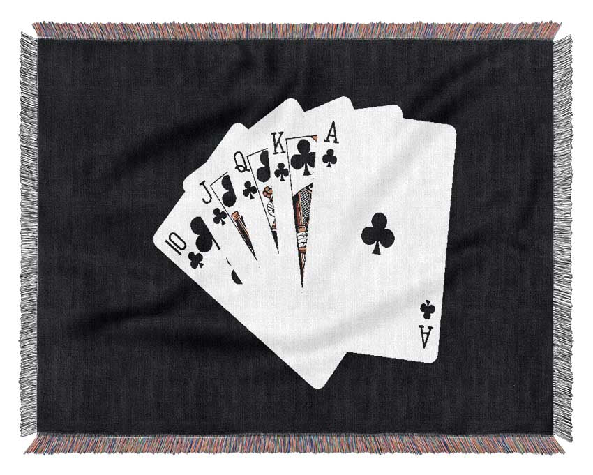 Royal Flush Woven Blanket