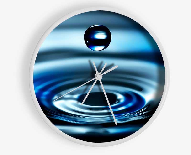 Blue Water Drop Clock - Wallart-Direct UK