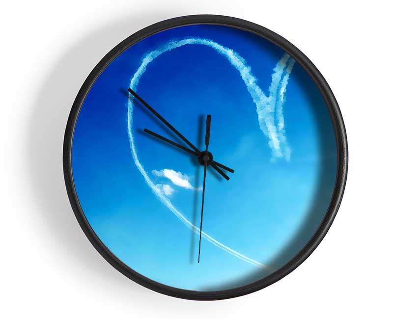 Love Heart Skies Clock - Wallart-Direct UK