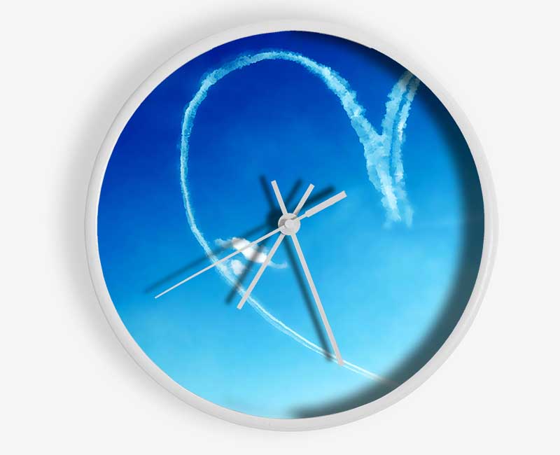 Love Heart Skies Clock - Wallart-Direct UK