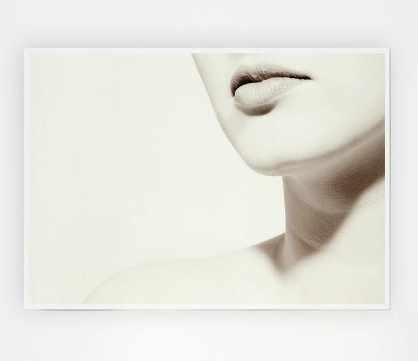 Flawless Skin Print Poster Wall Art