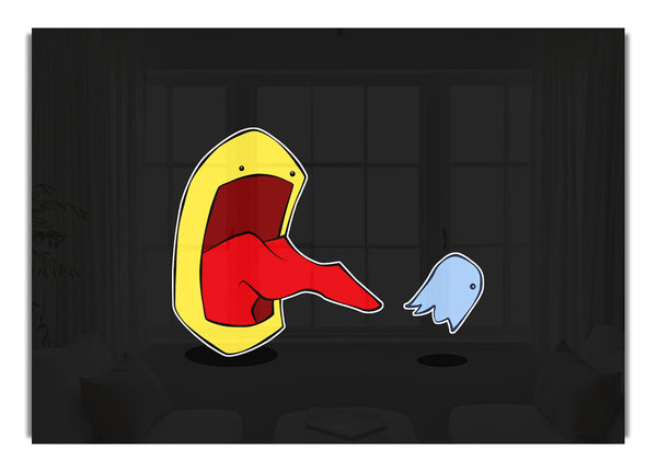 Pacman Chasing Ghost