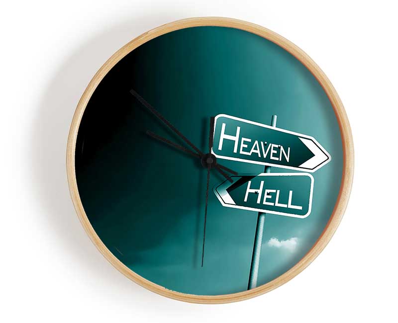 Heaven And Hell Clock - Wallart-Direct UK